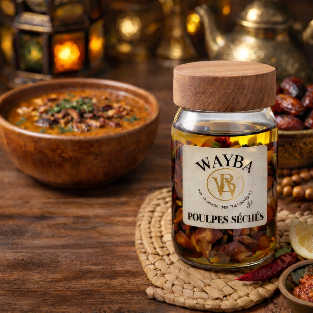 Tshish avec poulpe sèches wayba Tunisie
